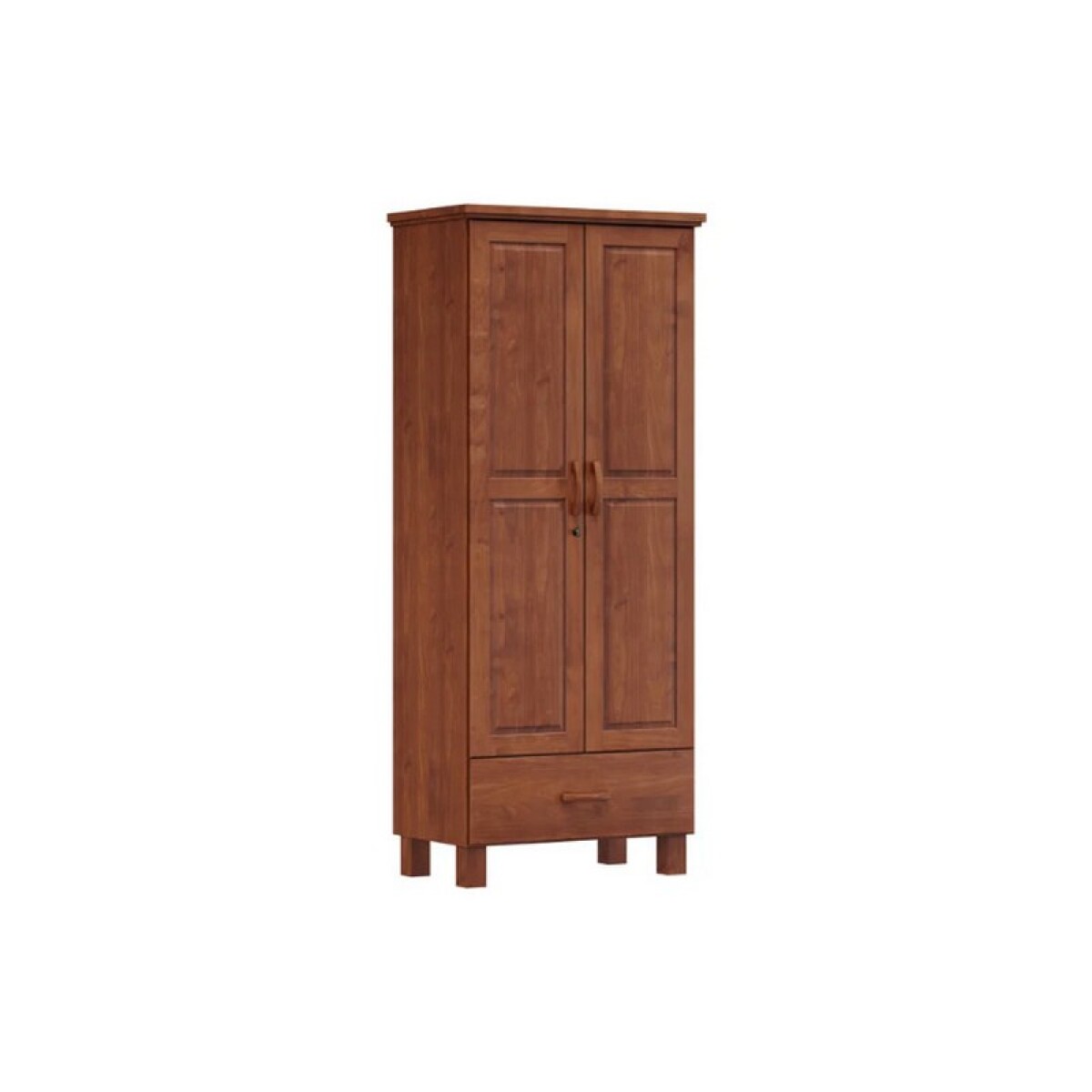 ROPERO FINESTRA BRONZE 2 PUERTAS 1 CAJON IMBUIA 