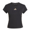 Remera de Mujer Adidas Animal Print Negro - Beige