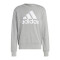 Buzo de Hombre Adidas Essentials French Terry Gris - Blanco