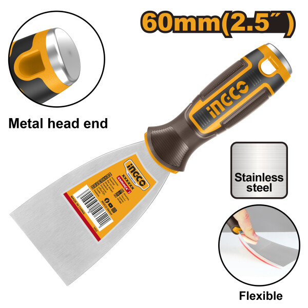 ESPATULA METAL 6CM INGCO HPUT08060 ESPATULA METAL 6CM INGCO HPUT08060