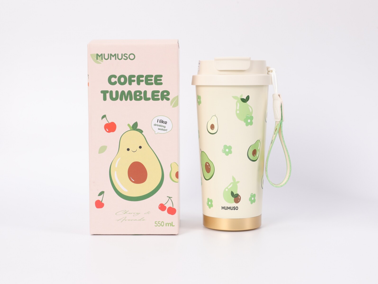 VASO TÉRMICO DE PALTA (VERDE/550 ML) 