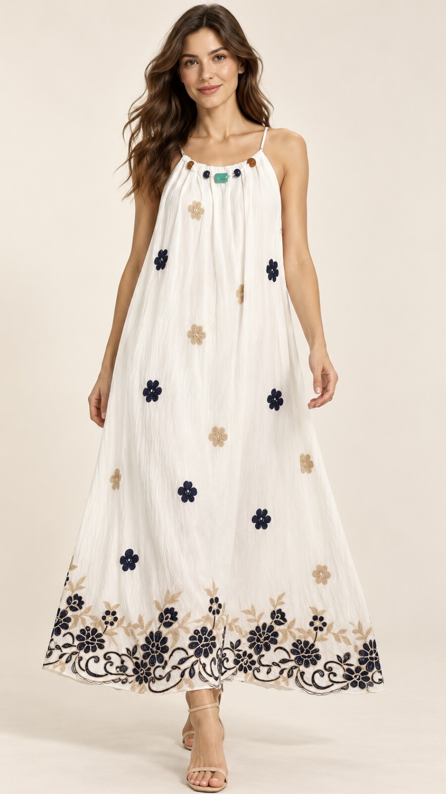 VESTIDO PERLA BLANCO