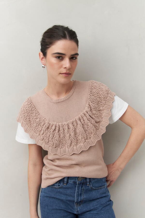 CHALECO LUPE Tostado