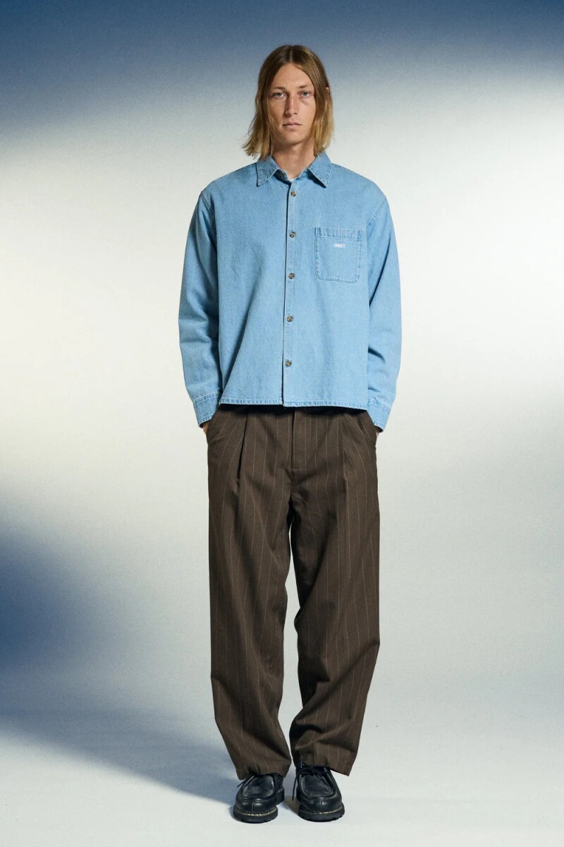 PABLO DENIM WOVEN Celeste