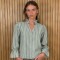 Blusa Copenhague Lino raya safari