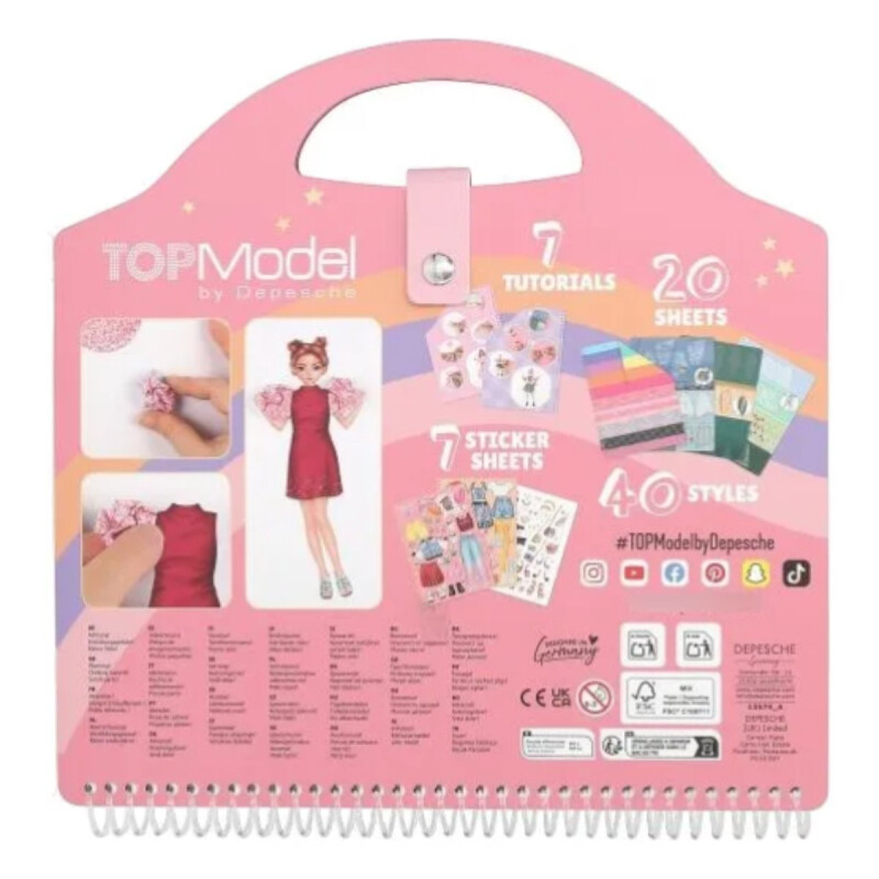 Libro de Collage Top Model Moda Libro de Collage Top Model Moda