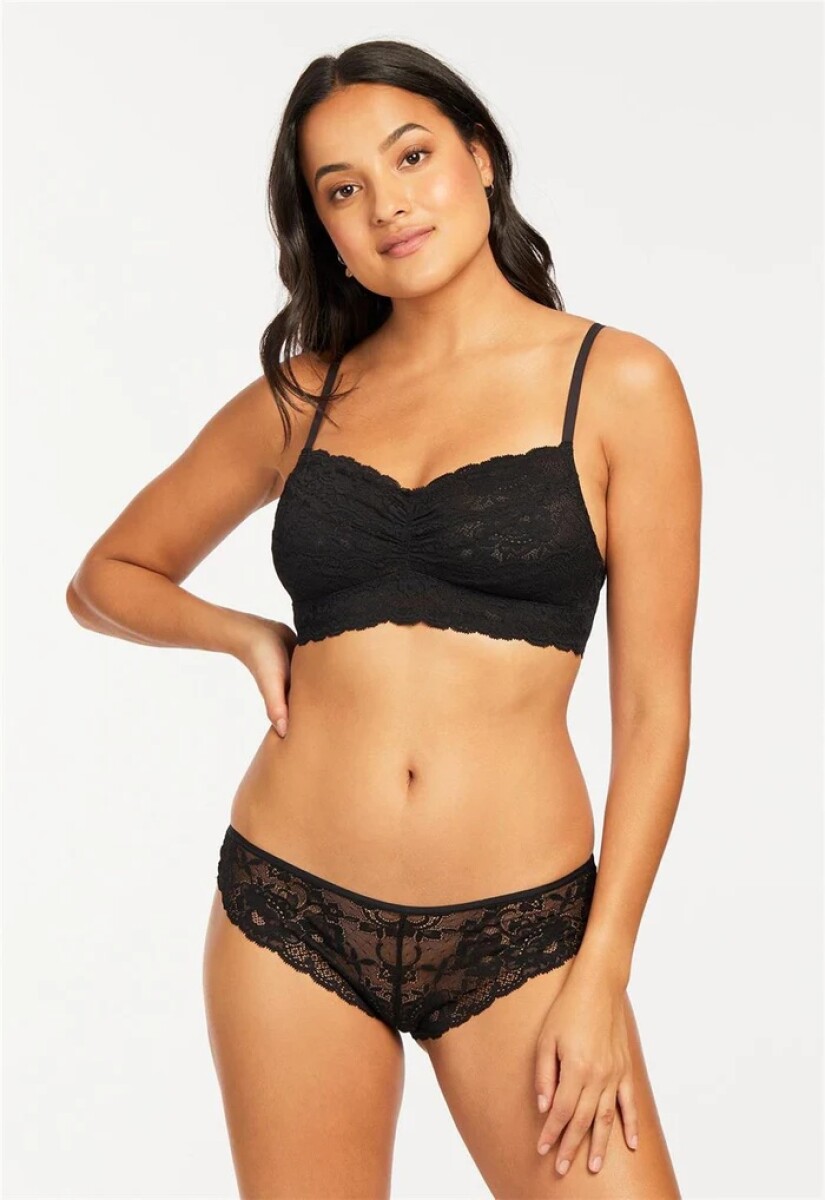 Bralette Encaje - Negro 
