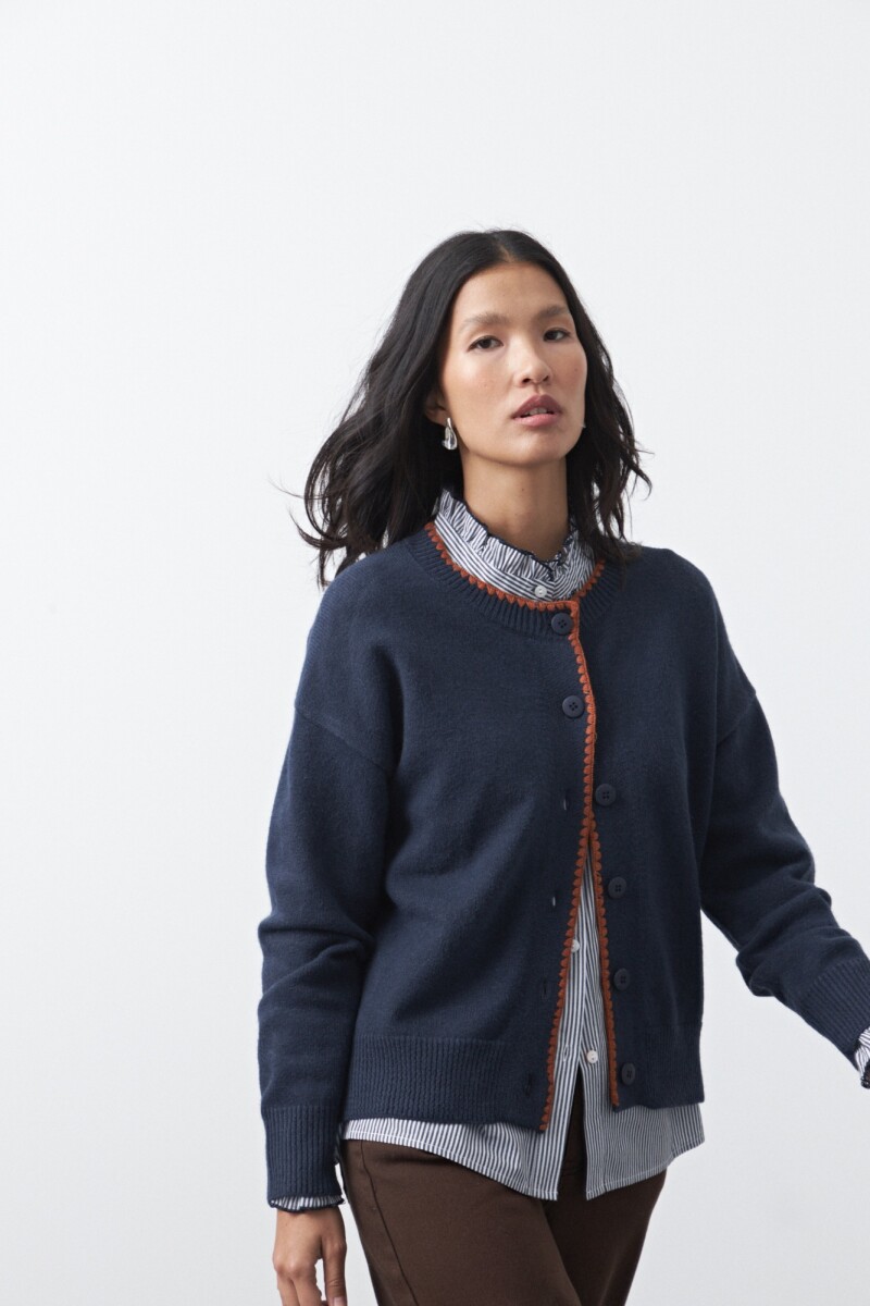 CARDIGAN TELMA Azul Oscuro