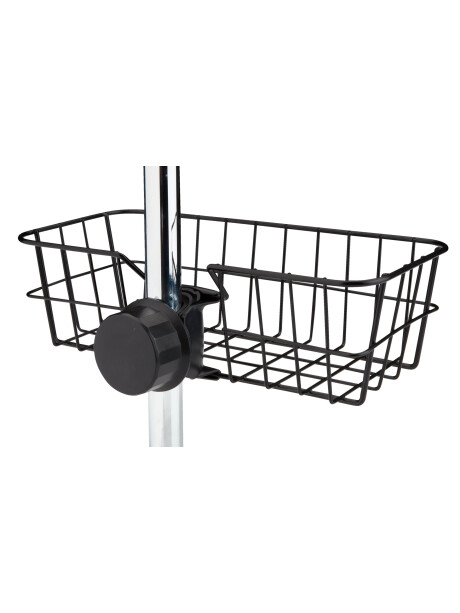 Cesta para de ducha NACKA negro Cesta para de ducha NACKA negro