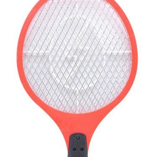 Raqueta Matamosquitos Electrica Recargable Mata Insectos Variante Color Rojo