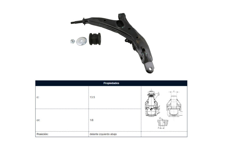 Parilla De Suspension Delantera Honda Crv 95-01 Izq Parilla De Suspension Delantera Honda Crv 95-01 Izq