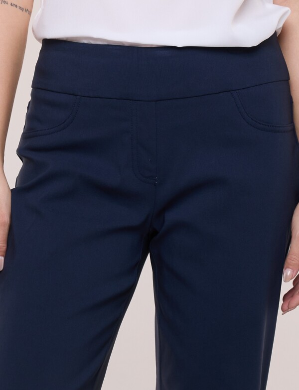Pantalon Pull On AZUL