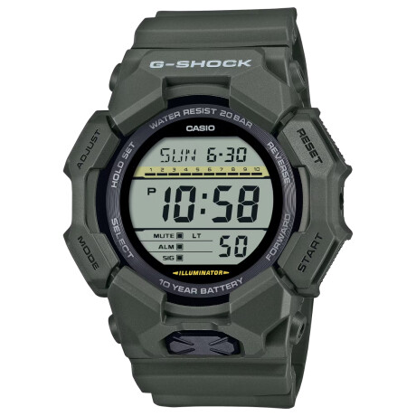 Reloj CASIO G-SHOCK GD010-3DR Resina Verde Esfera 52mm 0