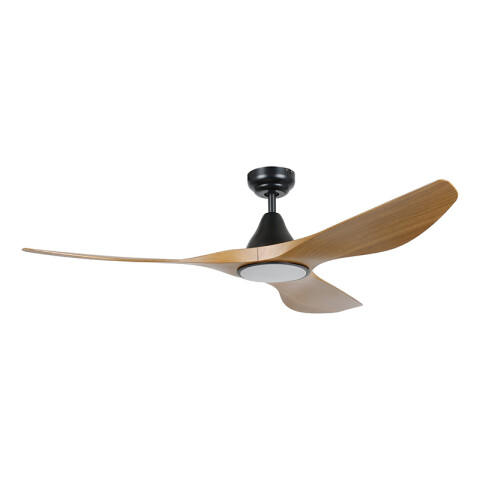 Ventilador de techo madera Ø1320mm con luz 19W EG0191