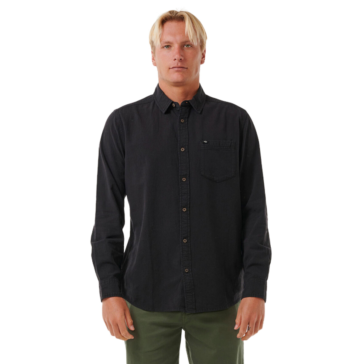 Camisa Rip Curl Classic Surf Washed - Negro 