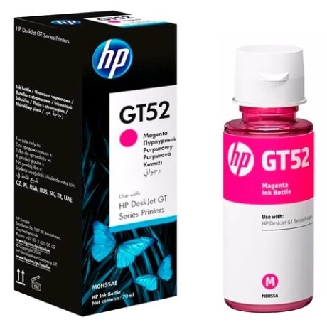 Botella Tinta HP GT52 Magenta 001