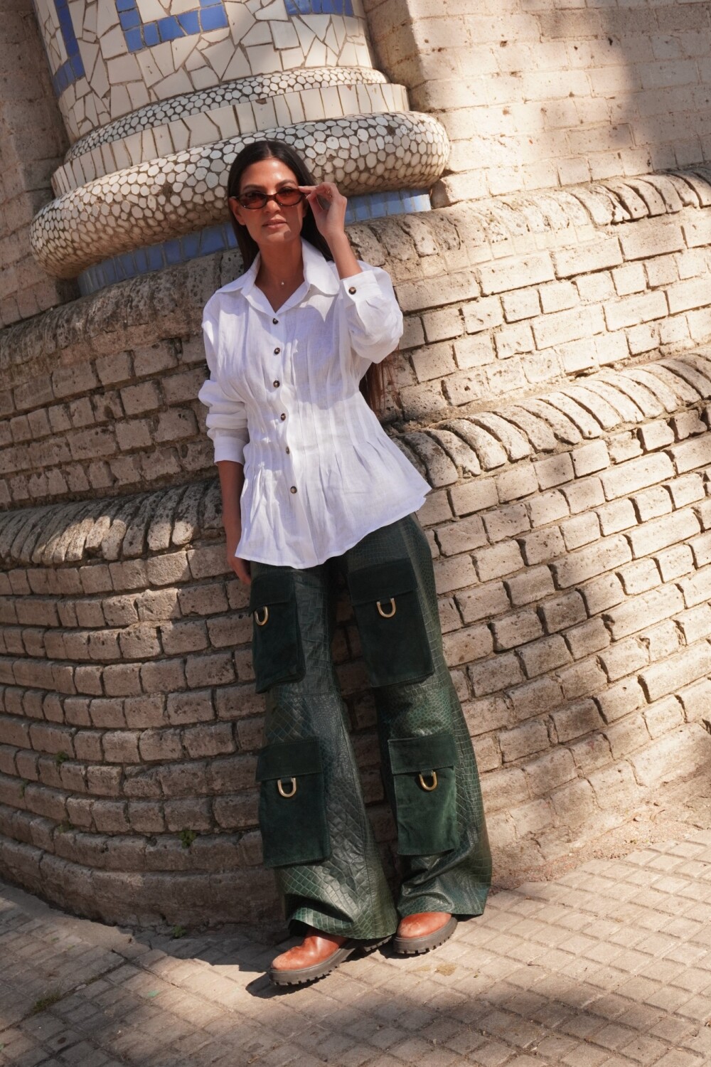 Pocket Pants Crocco Verde