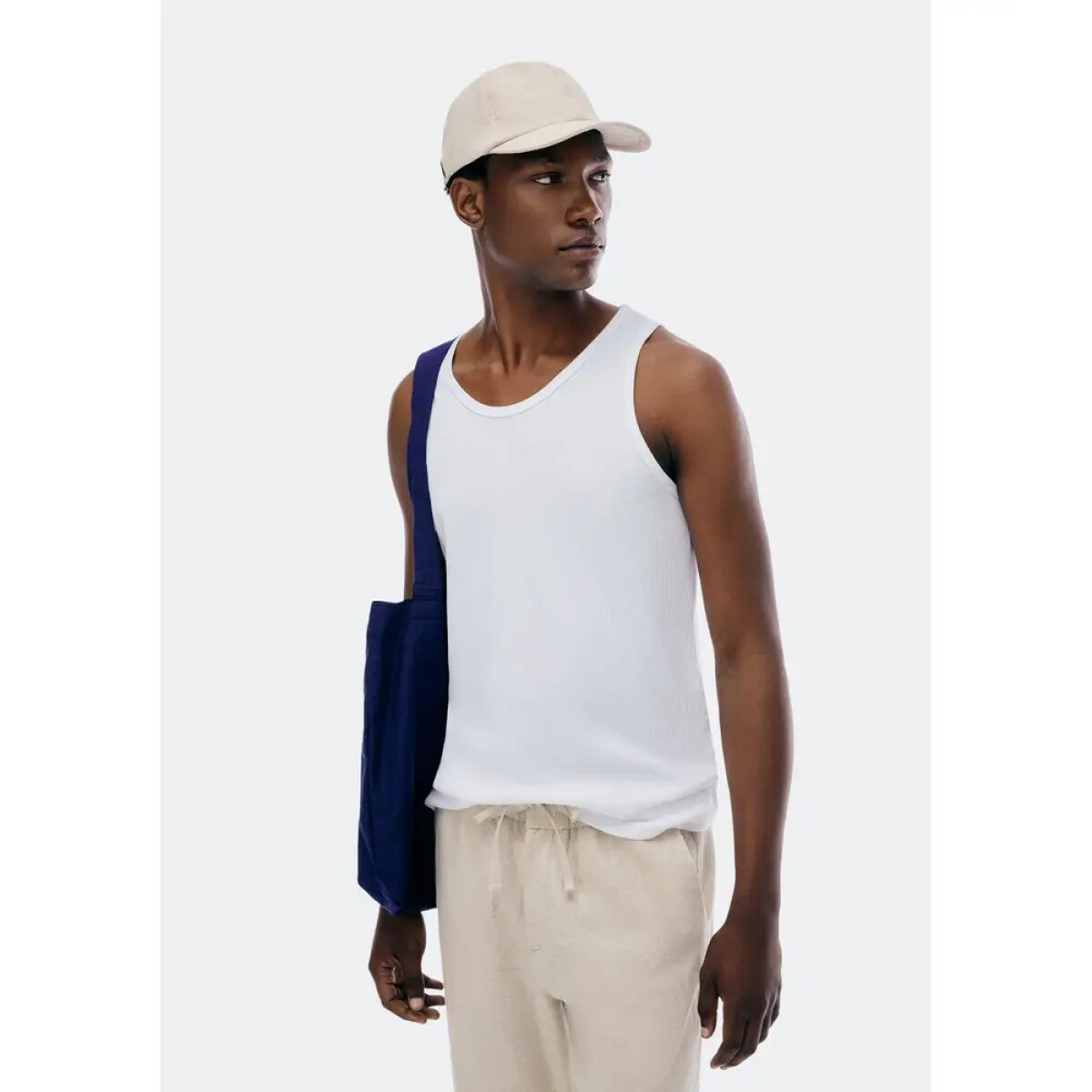 CAMISETA REGATA MASC - BRANCO 