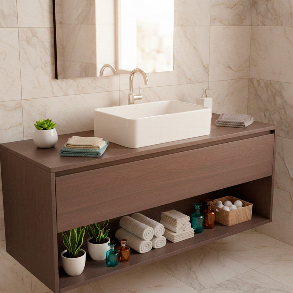 BACHA DE APOYO MODELO BASIC QR3 45x28 CM COLOR BLANCO Bacha De Apoyo Modelo Basic Qr3 45x28 Cm Color Blanco