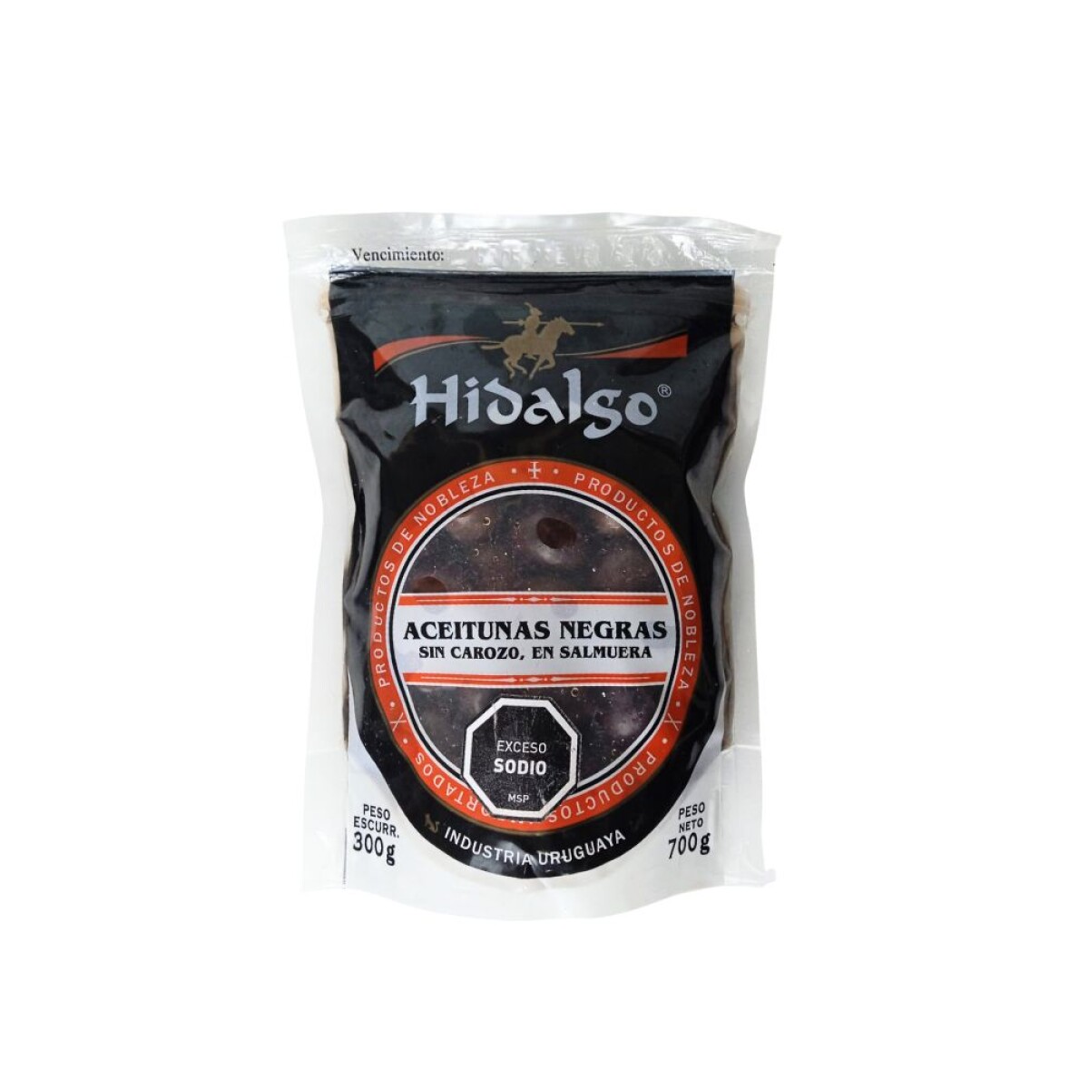 Aceitunas Negras Sin Carozo Hidalgo 300g 