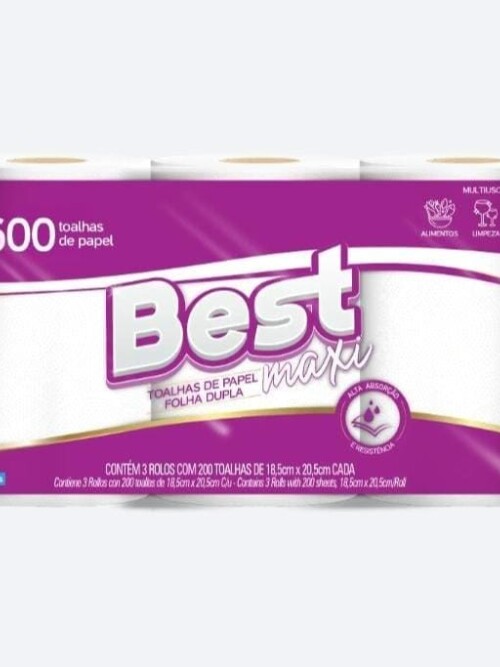 Toalla Best 600 Hojas Toalla Best 600 Hojas