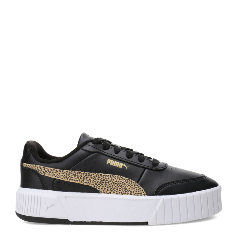 Championes de Mujer Puma Carina Mía Topcat Negro - Animal Print