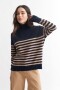 Sweater cuello rompeviento AZUL MARINO
