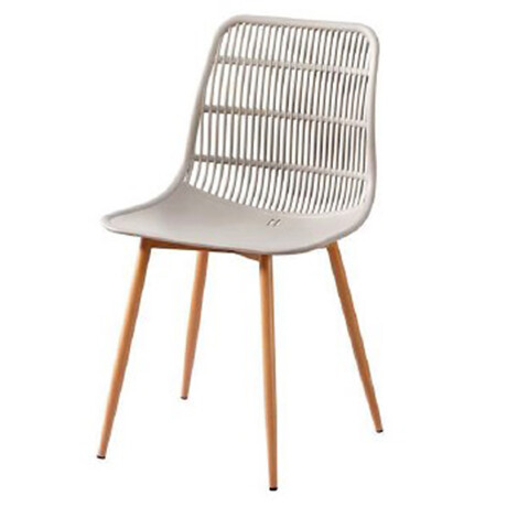 Silla Eames Alaska Patas de Metal con simil Madera