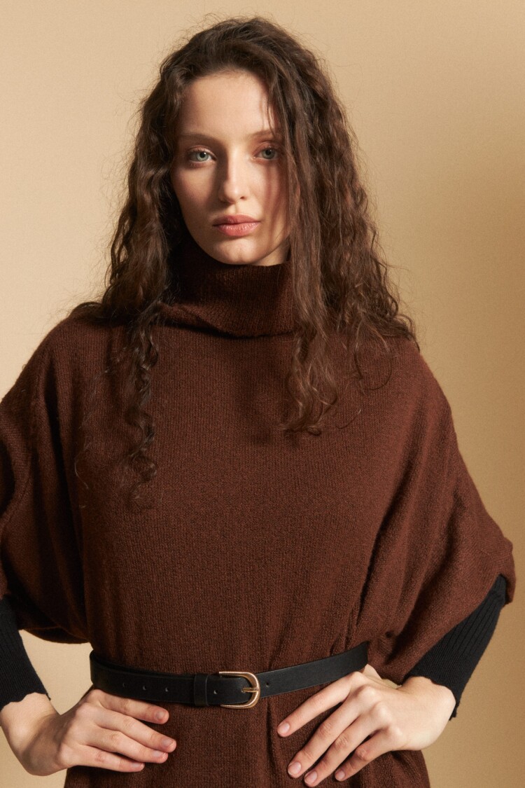 PONCHO ISIDRO Chocolate