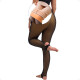 Medias Panty Térmica Con Efecto Piel de Talón Negro