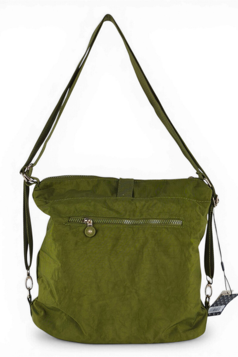 Bolso cartera mochila Verde