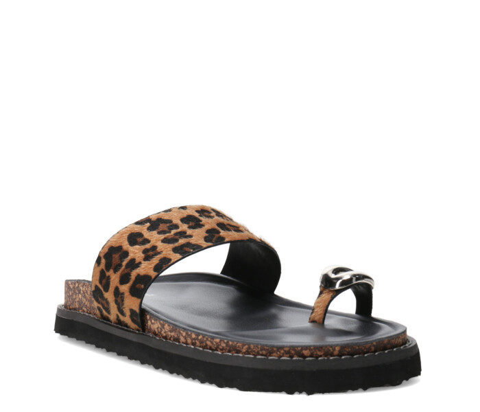 Sandalia LOFI con detalle de metal Animal Print