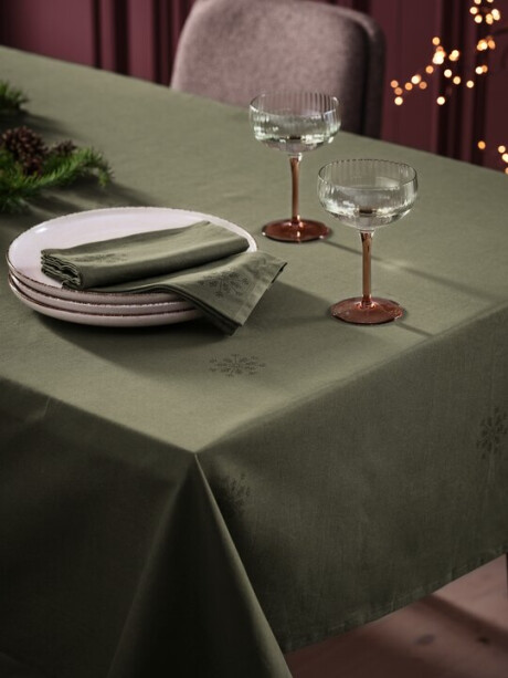 Mantel navideño STJERNESTEN 140x240 cm verde Mantel navideño STJERNESTEN 140x240 cm verde