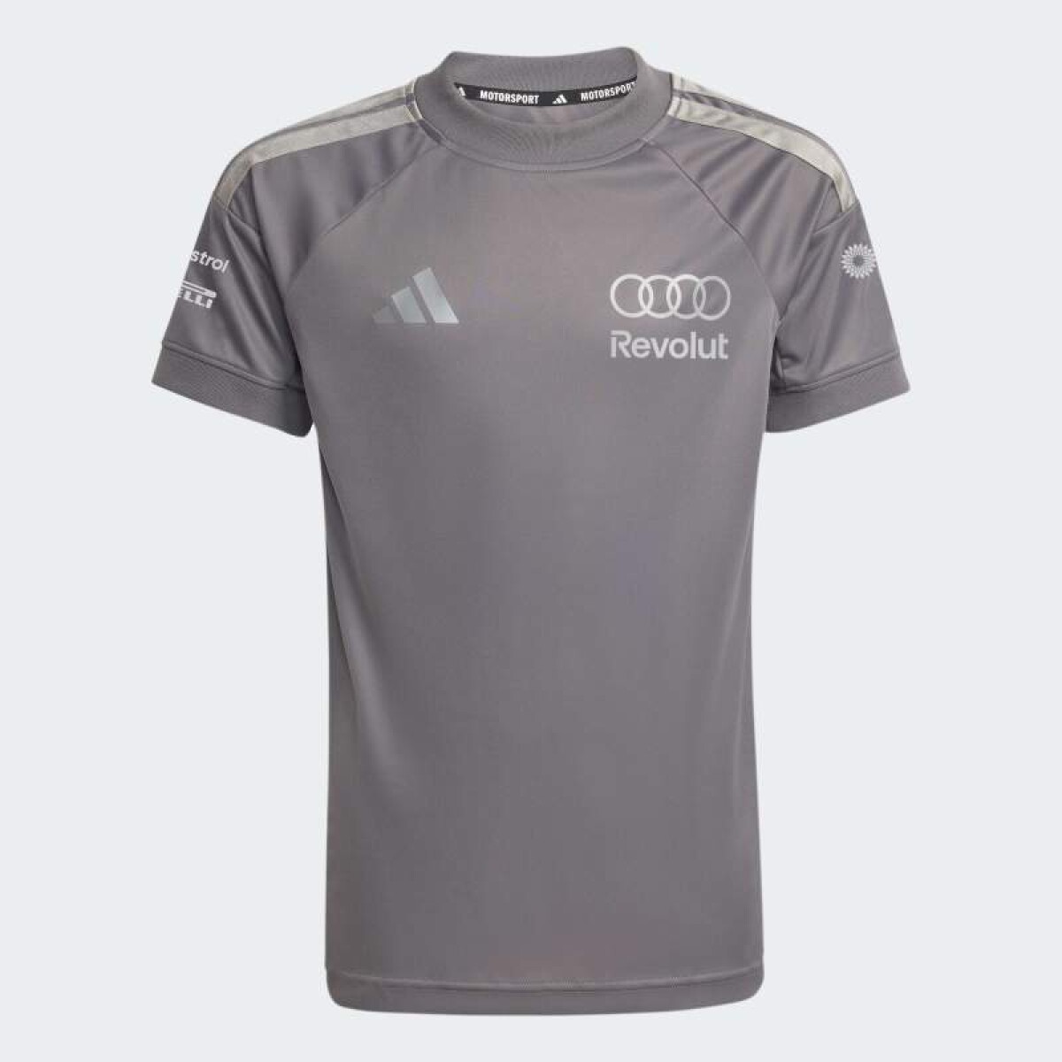 Camiseta Adidas Piloto Audi Revolut F1 Team - Gris 