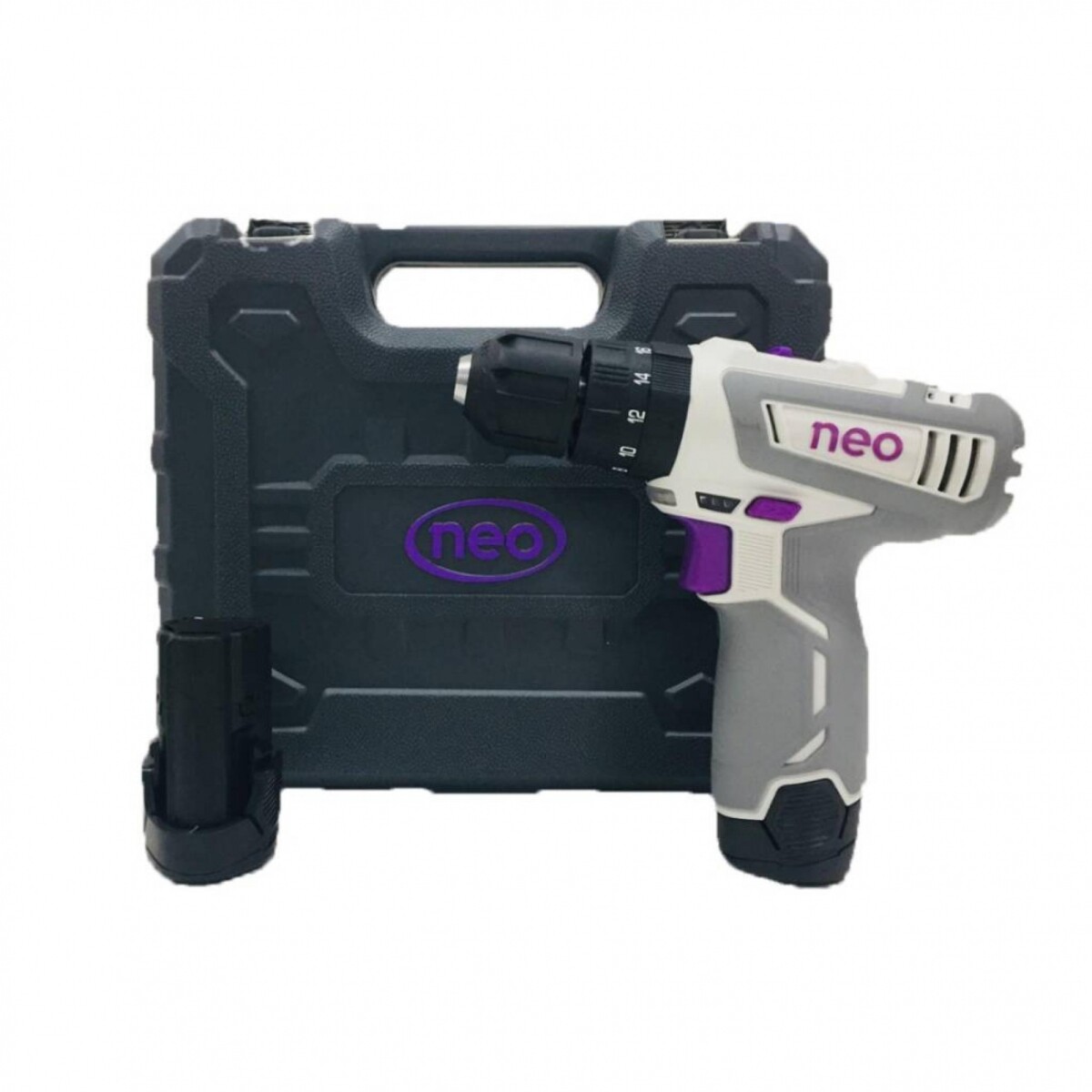 Taladro Atornillador Percutor NEO TP1010/12K2 12V 10MM 