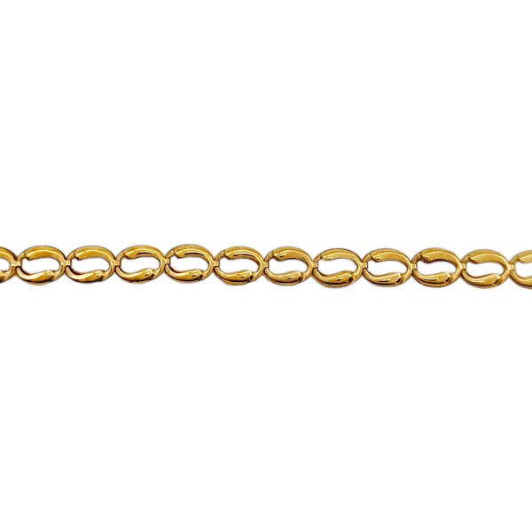 Pulsera Grano de café-Oro bajo-Sin Piedra-PU8005 sinpiedra