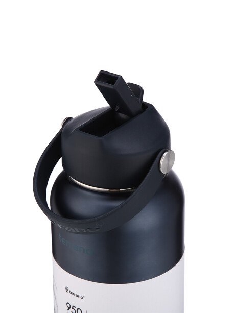 Botella Térmica con Pico 950mL. Azul Metalizado