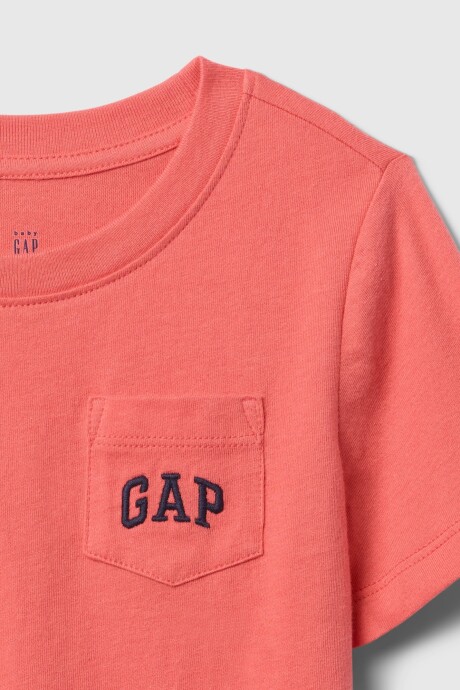 Remera Con Bolsillo Logo Gap Toddler Niño Watermelon Ice