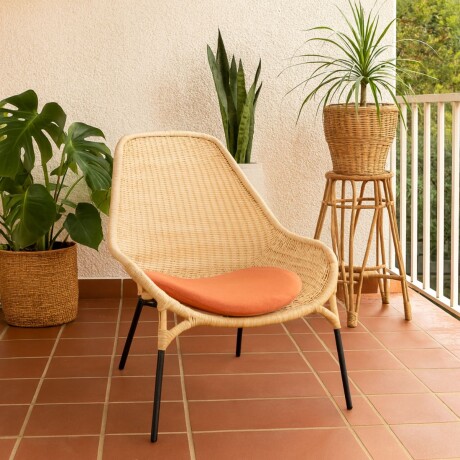 Sillón ROOSA Naranja - 1 CUERPO