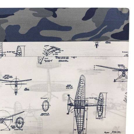 Juego Sábanas Pilar 200 Hilos 1 Plaza 100% Algodón Avion