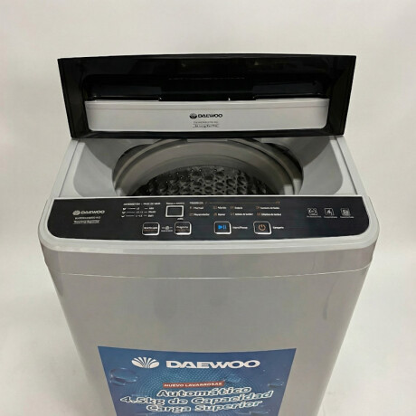 Lavarropas carga superior 4,5kg Daewoo | Color gris Lavarropas carga superior 4,5kg Daewoo | Color gris