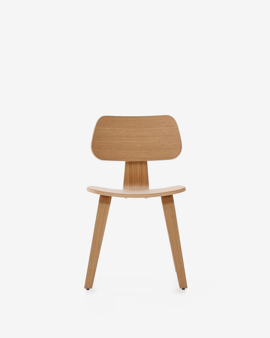 Silla Gena de chapa de roble Silla Gena de chapa de roble