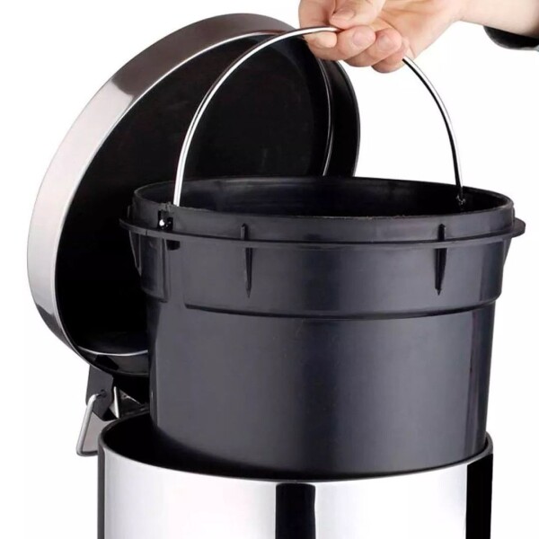 PAPELERA CON PEDAL ACERO INOX 12L PAPELERA CON PEDAL ACERO INOX 12L