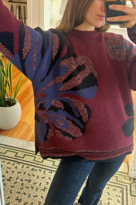 Sweater Maravilla Bordó