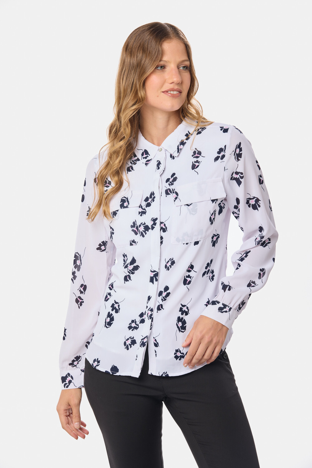 BLUSA MANGA LARGA Tulipan