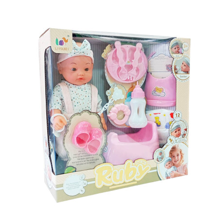 Muñeca Bebé Set Completo Bebote Hace Pis Kit Juguete Muñeca Bebé Set Completo Bebote Hace Pis Kit Juguete