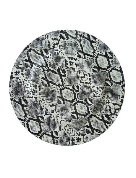 PLATO DE SITIO 33CM DISEÑO ANIMAL PRINT SERPIENTE PLATO DE SITIO 33CM DISEÑO ANIMAL PRINT SERPIENTE