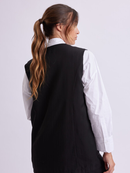 Chaleco formal Negro