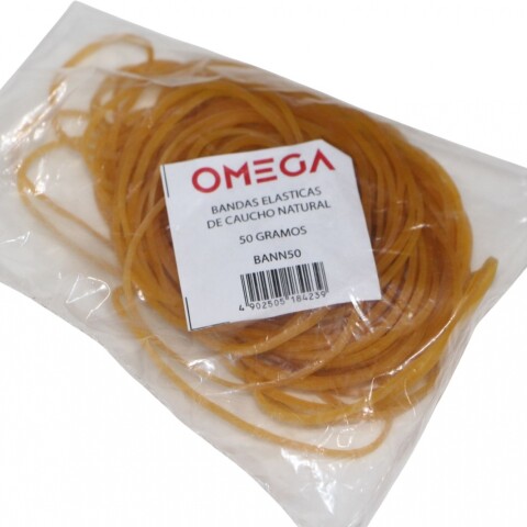 BANDA ELASTICA DE CAUCHO NATURAL OMEGA 50 GRAMOS BANDA ELASTICA DE CAUCHO NATURAL OMEGA 50 GRAMOS