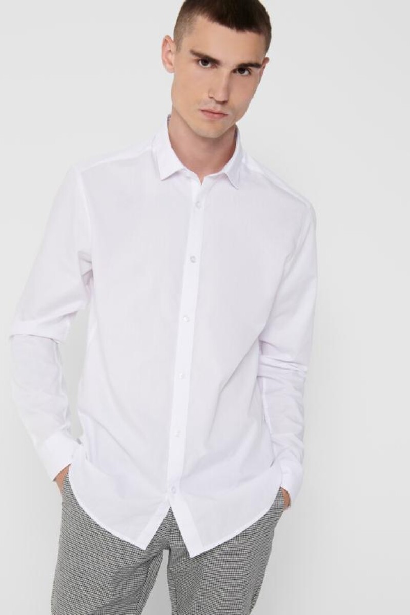 Camisa Manga Larga White